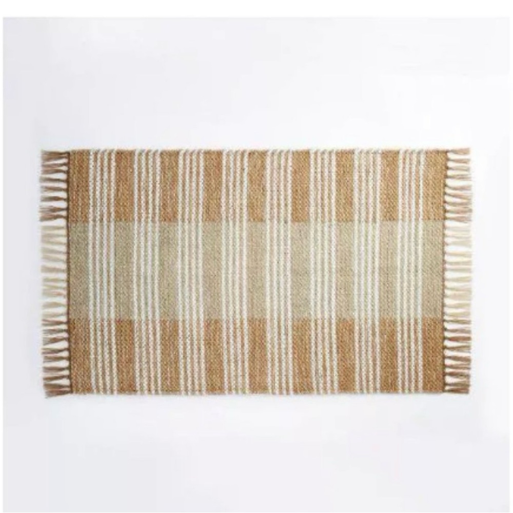 Threshold Studio McGee Indoor/Outdoor Woven Rug Tan 25"x38" NWOT
